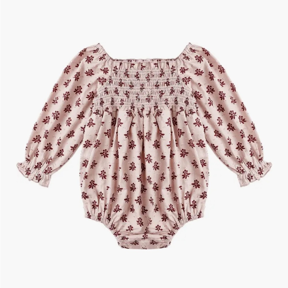 Rylee + Cru Pink Floral One Piece